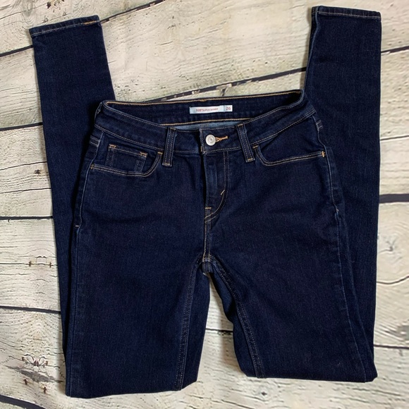 Levi's Denim - LEVIS 535 Super Skinny Dark Wash Jeans